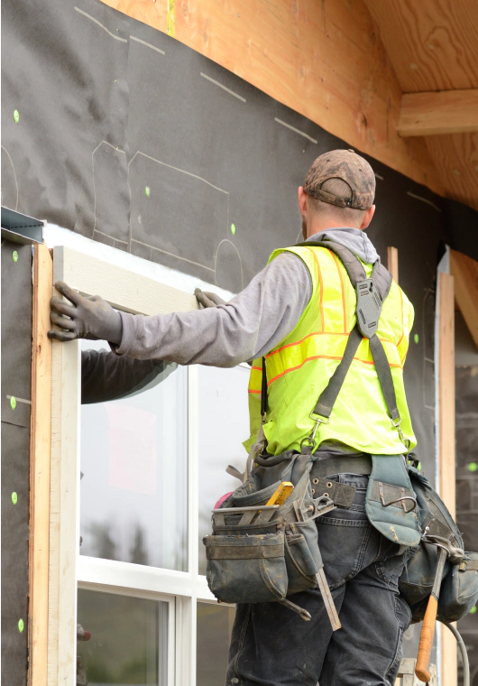 man installing window Peachtree City GA